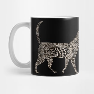 Dot Art Cat Lover Mug